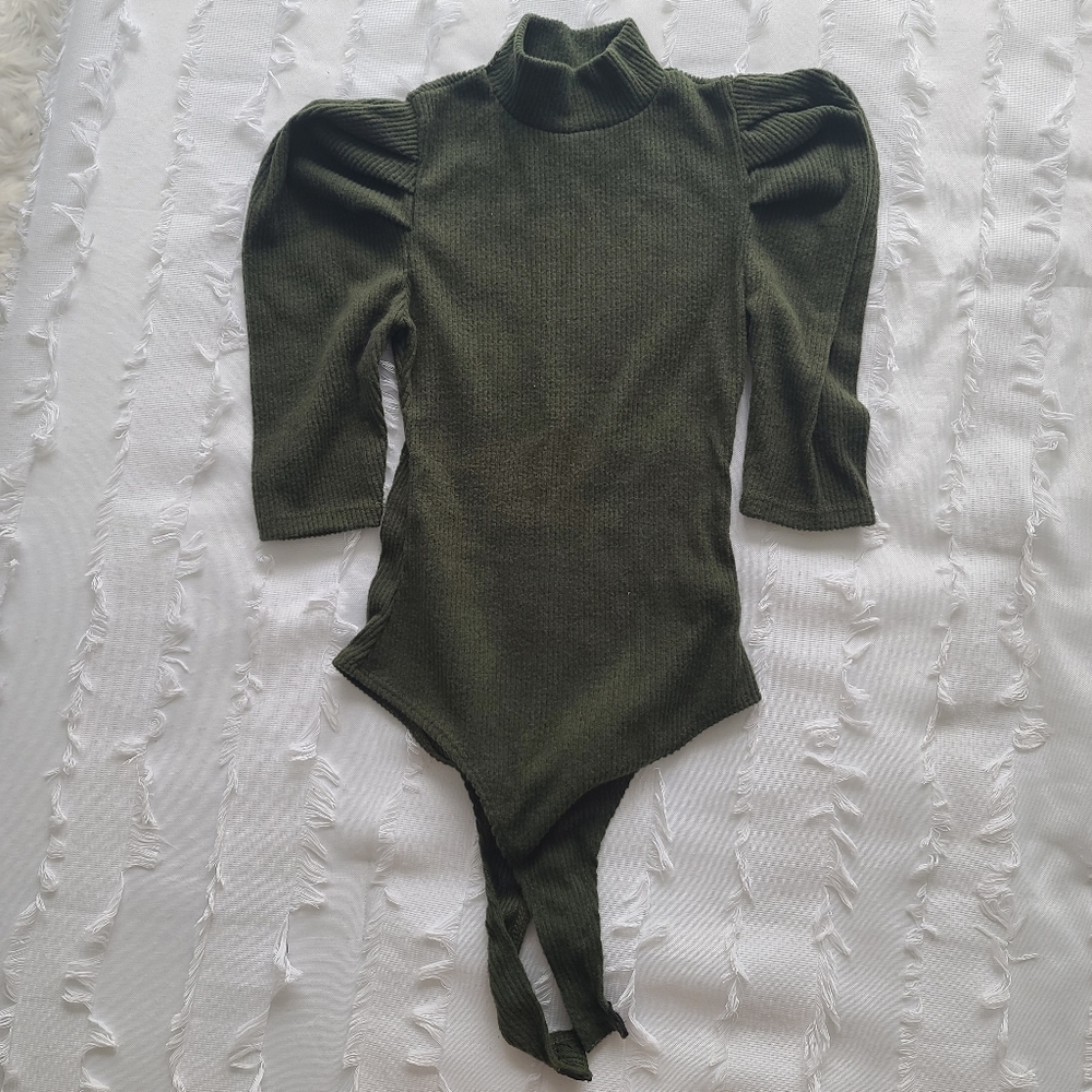 Olive Green Bodysuit